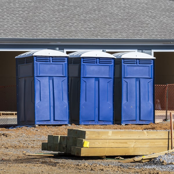 do you offer hand sanitizer dispensers inside the portable toilets in Woodstock